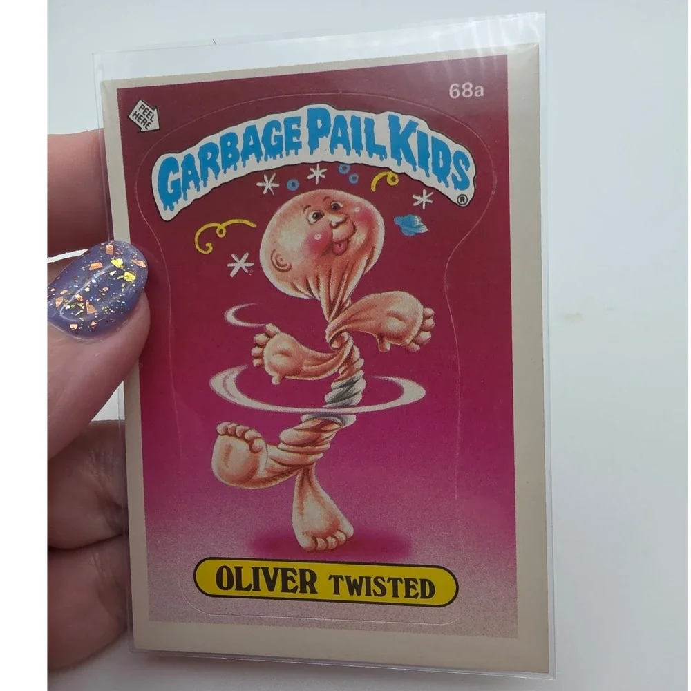 Garbage Pail Kids Trading Card OS2 Pink Fair 68a Oliver Twisted